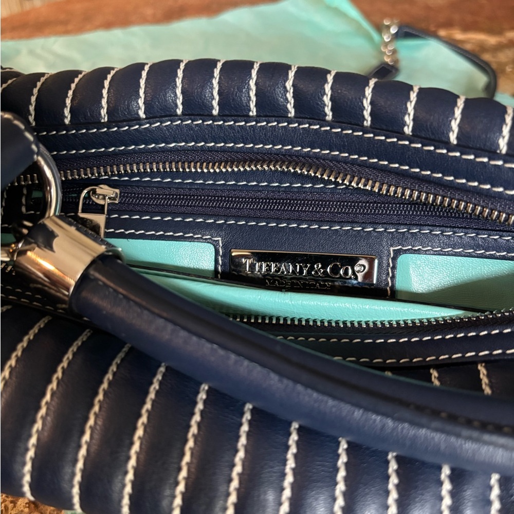 Tiffany and Co. Blue Hobo Bag - Picture 11 of 16